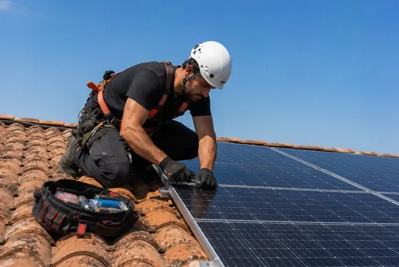 Maintenance et monitoring de panneaux solaires à Goès